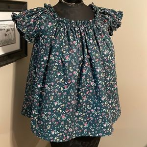 Homemade peasant blouse.